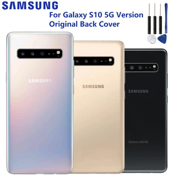 Originalus Samsung Būsto Galinį Dangtelį Atvejais, SAMSUNG Galaxy S10 X 5G Versija Telefono Galinis Baterijos dangtelis Su Įrankiais