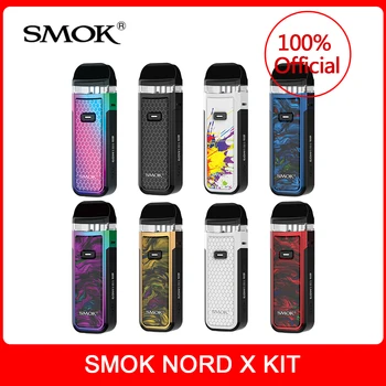 Originalus SMOK Nord X Pod Sistemos Komplektas 60W 1500mAh 6mL Talpa Pod APS / min 2 RPM rites Elektroninių Cigarečių vs nord novo rpm vape rinkinys