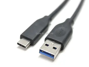 ORIGINALUS USB-C C Tipo USB3.1(Gen2/10G) Duomenų Sinchronizavimo Įkroviklio Maitinimo Kabelis Laido Samsung T5 Nešiojamų SSD 250GB/500 GB/1 TB/2TB 0,5 m