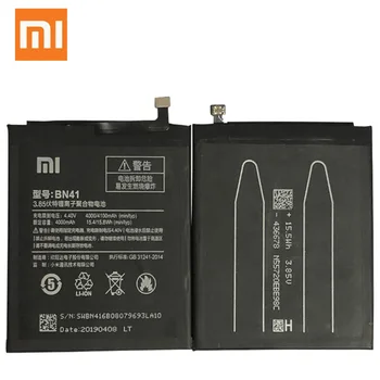 Originalus Xiaomi baterija BN41 bn41 už Xiaomi Hongmi 4 Pastaba Redmi 4 Pastaba 4000mAh Didelės Talpos Pakeitimo BN 41 Baterijos