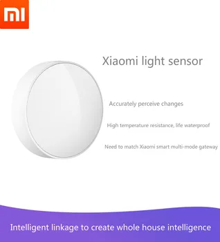 Originalus Xiaomi Mijia smart home šviesos jutiklis monitorius veikia su Xiaomi multi-mode ZigBee 3.0 sąsajos