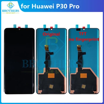 Originalą Huawei 30 Pro LCD Ekranas LCD Ekrano ir Huawei 30 Pro VOG-L09 VOG-L04 LCD 29 Jutiklinis Ekranas skaitmeninis keitiklis Telefono