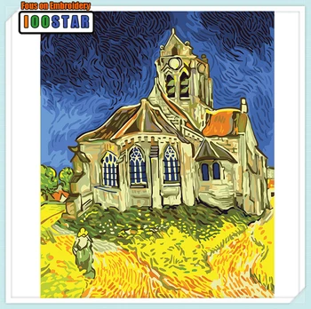 Orwell Bažnyčią, Van Gogh Aliejaus Tapybos Numerius Ant Drobės 