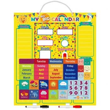 Orų Kalendorių, Magnetinių Valdybos Visos Smegenų Vystymosi Išminties Mokymosi Nušvitimą Kūrybos Vaikų Žaislai 24BE
