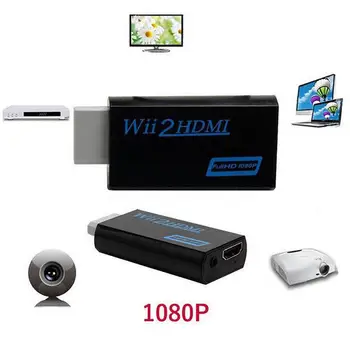 Ostart 720P 1080P Full HD HDTV Wii į HDMI Konverteris Video Adapteris