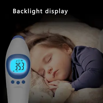 OUTAD Medicinos Buitiniai Infraraudonųjų spindulių Skaitmeninis Ausies ir Kaktos Ne-susisiekite su Lazeriu Kūno Termometras LCD Kūdikių Suaugusiųjų Karščiavimas, Temperatūra
