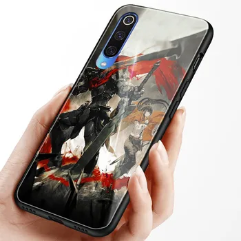Overlord Anime plakatas prabanga telefono dėklas Stiklo danga minkšto silikono shell Xiaomi Mi 8 9 SE Mix 2 2s 3 RedMi Pastaba 5 6 7 8 Pro