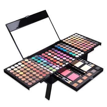 Paletės Eyeshadow Atveju Makiažas Rinkinys 194 spalvų Mirguliavimas Matinė Akių Šešėlių Kosmetikos Dėžutės Blush Miltelių 6 spalvų Bronzer Make up Kit 4.5