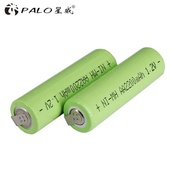 PALO AA NiMH Elektroninių Cigarečių Įkrovimo Baterija (akumuliatorius 1.2 V, 2200mAh, Įvykdymo elektroninių cigarečių maitinimo baterijos Žibintuvėlis