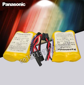 Panasonic 2vnt/BR daug-AGCF2W Ličio 6 V 2200mAh PLC baterija A98L-0031-0011 A06B-6093-K00 baterijos su juoda jungtys, kištukai