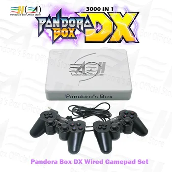 Pandora Box DX plokštė 2 Žaidėjai laidinio gamepad Nustatyti belaidžio joypad 3000 1 paramos FBA MAME PS1 SFC/SNES MD žaidimas tekken 3D