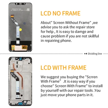 Pantalla Už Xiaomi Pocophone F1 Ekranas Originalus Touch Ekranas skaitmeninis keitiklis Asamblėjos Xiaomi Pocophone F1 Ekranu Pakeitimas