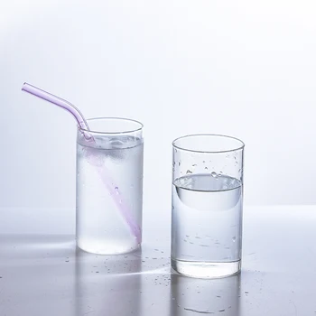 Paprasta karščiui atsparaus stiklo taurės pusryčiai pieno taurės ledo kavos puodelio sulčių kokteilis sprogimų aukštos temperatūros lw127347
