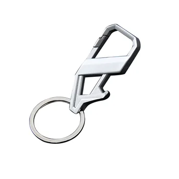 Pasirinktinis Pavadinimas Logotipas Keychain Alaus Atidarytuvas Metalo Key Chain Užrašu Anti-lost Vyrų Automobilių Klavišą, neįtikėtinai stiprios Turėtojas Papuošalai Geriausia Dovana
