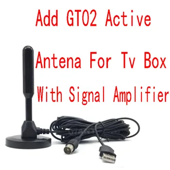 Pastatytas signalo stiprintuvo galia antena Nauja Dual signalo stiprintuvas kambarinė antena dvb-t2/atsc-t/isdb-t/fm skaitmeninis tv imtuvas