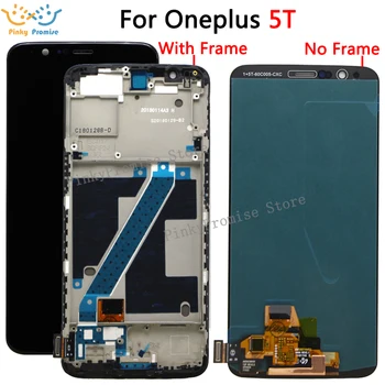 Patikrintas OLED už Oneplus 5T A5010 LCD Ekranas Jutiklinis Ekranas skaitmeninis keitiklis Asamblėjos 2160*1080 Kadrų su įrankiais