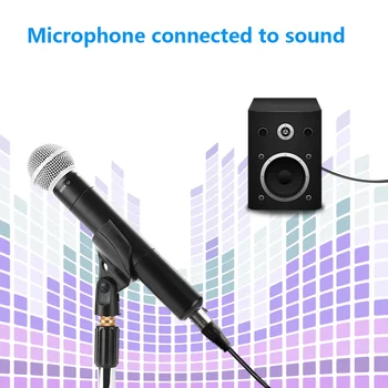 Patranka mikrofono kabelis Laidas - XLR Female Jack 6.35 mm Garso maišytuvas kondensatoriaus mikrofonas, mikrofono kabelis