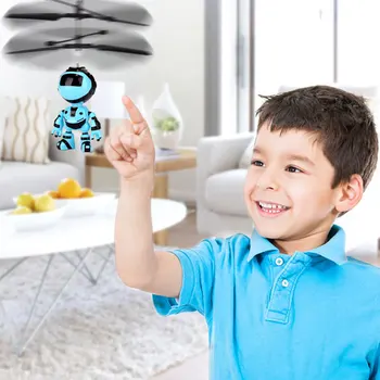 Pažangi Vertus Jutikliai Skristi Robotas Vaikams, Žaislai, Elektroniniai Orlaivių Pakabos Žaislai, Vaikų Smart Pet Veiksmų RC Robotas Su USB