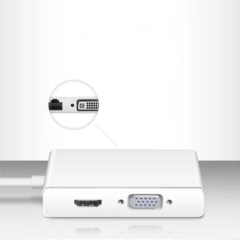 PCER USB, HDMI VGA DVI, LAN HUB 2.0 DOCKING STATION DONGLE Adapterį Konverteris Kompiuterio, Nešiojamojo kompiuterio Pelę, Klaviatūrą USB3.0