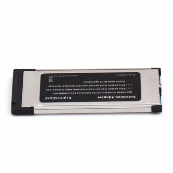 PCI Express USB 3.0 Dual 2 Prievadai PCI-E Kortelės Adapteris, Express Card Converter for Notebook Laptop