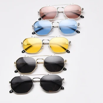 Peekaboo metalo aukso apversti aukštyn akiniai nuo saulės vyrams poliarizuota uv400 aikštėje optiniai akinių rėmeliai moterų aukštos kokybės vasaros stiliaus 2021