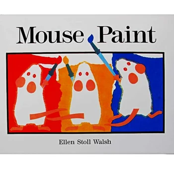 Pelės Dažų Ellen Stoll Švietimo Anglų Paveikslėlį Mokymosi Knyga Kortelės Istorija Knyga Kūdikių Vaikams Dovanos Vaikams