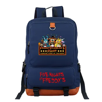 Penkios Naktys Freddy Kuprinė Fredis Lady FNAF Anime Kuprinės Mokyklos Maišą Pečių Nešiojamas Krepšys, Kuprinė Studentų Bookbag
