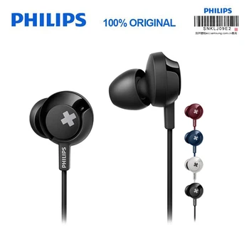 Philips SHE4305 3.5 mm laidinio kontrolės In-Ear Sporto Ausinės su Triukšmo Slopinimo Stereo Bass HIFI Ausines Xiaomi/samsung s8/s9