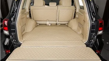 Pilnas komplektas automobilio bagažo skyriaus kilimėliai + galines duris kilimėlis Lexus LX 570 5 sėdimos vietos 2020 patvarus linijinių krovinių įkrovos kilimėliai kilimai LX570 2019-2007