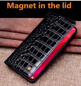Pilno grūdo natūralios odos magnetinio flip cover atveju KOLEGA R11S Plius/KOLEGA R11 Plius/KOLEGA R11/KOLEGA R11S telefono dėklas stovas dangtis
