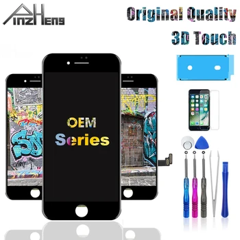 PINZHENG OEM Ekranas LCD iPhone 5S SE 6 6S 7 8 Plius Originalus Spalvotas Ekranas Asamblėjos skaitmeninis keitiklis Su 3D Touch Pakeitimas LCD ekranas
