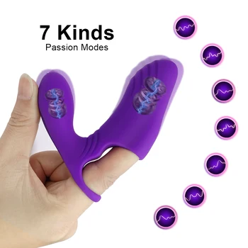 Piršto Vibratorius, Sekso Žaislai Moterims Makšties G Spot Massager Klitorio Stimuliatorius Belaidžio Nuotolinio valdymo Mini Vibruojantį Sekso parduotuvė
