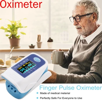 Pirštu Pulse Oximeter Aptikimo Oximeter Kraujo Saturometer Stebėti SPO2 PR Nešiojamų Pulse Oximeter Pulse Oximeter Namų