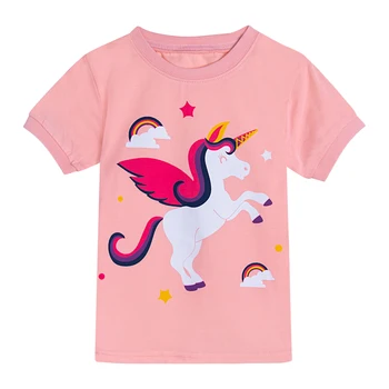 Pižama Mergaitėms Vienaragis Sleepwear Vaikas Unicornio Undinė Pižamos Vaikams, Pavasarį, Vasarą Pijamas Homewear Drabužių Rinkinys