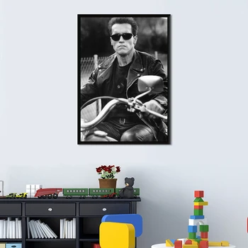 Plakatas Spaudinių, Meno Tapybos Drobės Arnoldas Schwarzeneggeris Sienos Nuotraukas Kambarį Namų Dekoro Be Rėmelio