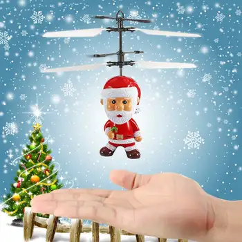 Plaukioja indukcinis Mini RC Drone Kalėdų tėvas Santa Claus RC sraigtasparnis dovanos magija Kalėdų dovana SRC Orlaivių vaikams berniukams