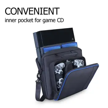 PlayStation 4 PS4 Slim Petį Krepšys, lagaminas, Rankinės Žaidimų Konsolės rotective Peties Aukštos kokybės