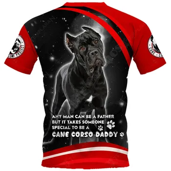 PLstar Kosmosas Cane Corso 3D Atspausdintas t-shirt Harajuku Streetwear T shirts Juokinga Gyvūnų Vyrų, Moterų trumpomis Rankovėmis 04