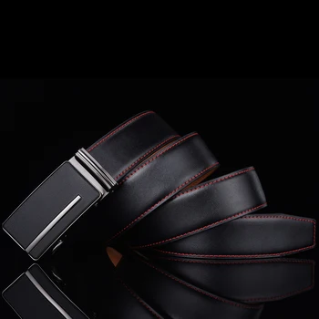 Plyesxale 2020 Automatinė Sagtis natūralios Odos Diržas Vyrams, Verslo Juodas Diržas 3,5 cm Pločio Vyrų Dizaineris Cowskin Diržai Prabanga G11