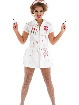 Ponios Sexy Naughty Nurse Fancy Dress Įdomus Šalis Višta, Kostiumai, Moteriški