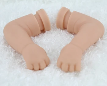 Populiarus lėlės Reborn rinkinio, labai minkšta švieži spalva unpainted nebaigtų silikono vinilo baby doll dalys 