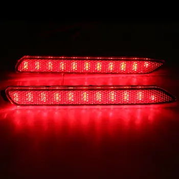 Poros Automobilį LED Galinio Bamperio Atšvaito Stabdžių Žibintai Raudona Objektyvas Raudona Lempa Lexus IS-F GX470 RX300 Toyota/Camry/Sienna/Venza/Reiz