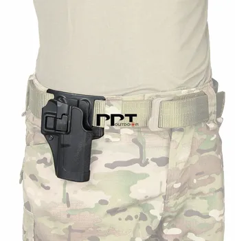 PPT Taktinis G17 G22 Pistoletas Dėklas su Diržo Juoda Spalva Medžioklės Naudoti PP7-0058