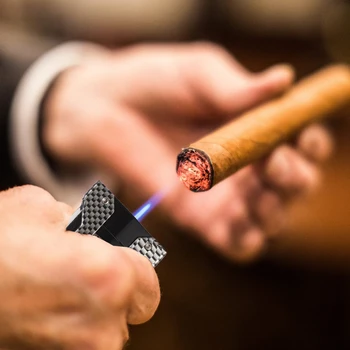 Prabanga Anglies Pluošto Cigarų Fakelas Lengvesni Nešiojamų Stilingas Kietas Lengvesni Cigarų Priedai Priemonė Cigarų Cohiba