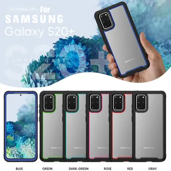 Prabanga-Hibridinis Šarvai atsparus smūgiams Atveju, Samsung Galaxy S20 Ultra S20 Plius Telefono Dangtelį KOMPIUTERIS+TPU Apsauginiai Atveju