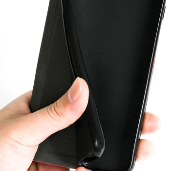 Prabanga PU Odos Atveju Umidigi S5 Pro Flip Case For Umidigi S5 Pro Telefono dėklas Minkštos TPU Silikoninis Galinio Dangtelio