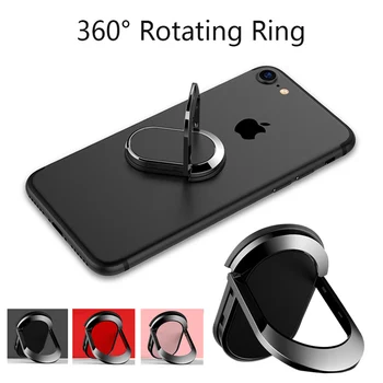 Prabangių mobiliųjų telefonų Metalo piršto žiedo laikiklio stovas, Magnetinio Automobilinis Laikiklis Lizdą Smartfon Stovėti Priedai Piršto Žiedą