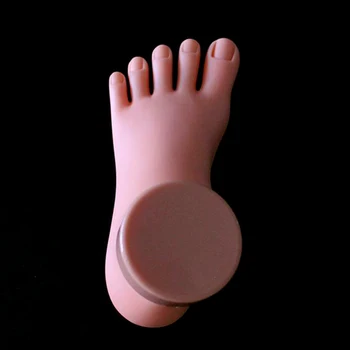 Praktikos Nagų Dailės Koja Kairės Kojos Minkšto Silikono Mokymo Ekrano Modelis Rankas Lankstus Protezavimo Asmens Salonas, Manikiūro Įrankiai