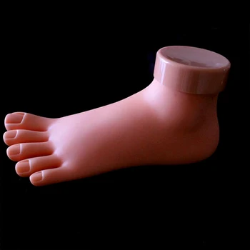 Praktikos Nagų Dailės Koja Kairės Kojos Minkšto Silikono Mokymo Ekrano Modelis Rankas Lankstus Protezavimo Asmens Salonas, Manikiūro Įrankiai