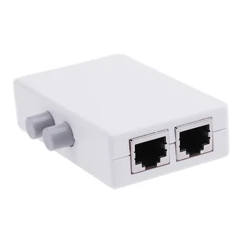 Praktinių Lengva Valdyti Plug And Play Tinklo Jungiklio, Tylus pigių Mini Destop Ethernet Modernus 2 Port Erdvės Taupymo RJ45